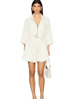 Free People Hampton Mini Dress in Ivory